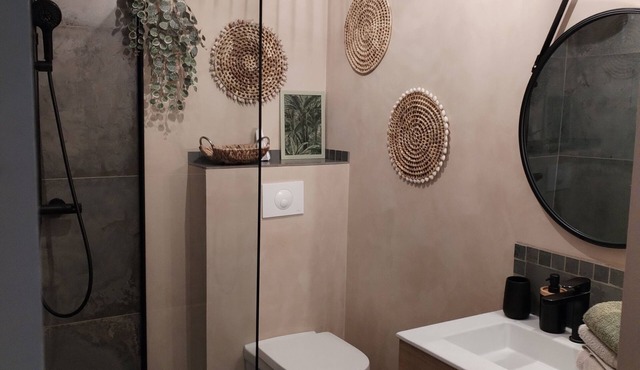 Seaside house, 3 minutes from the beach, fully renovated and equipped,.