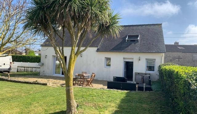 Seaside house with garden