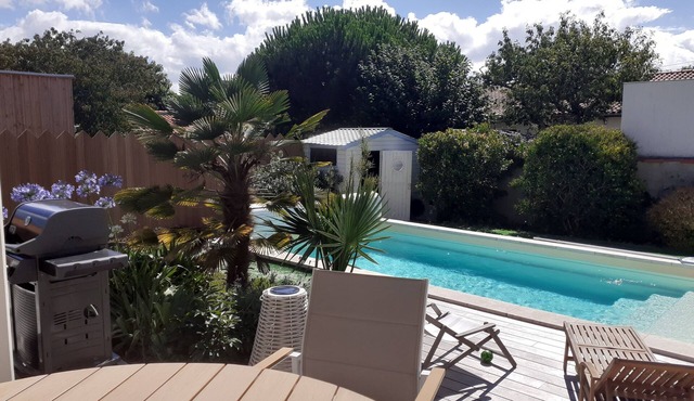 Seaside house with garden