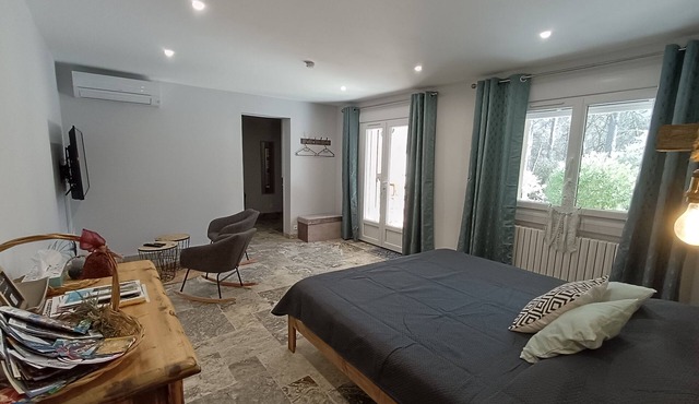 Seasonal rental in pine forest on Provence 35 m2