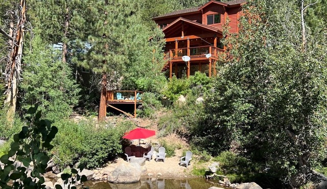 Secluded 3 bedroom River front cabin + man cave