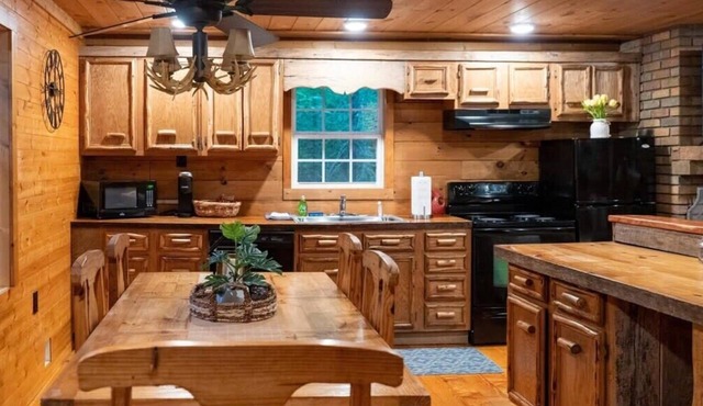 Secluded 3BR 1BA Cabin for Cozy Living