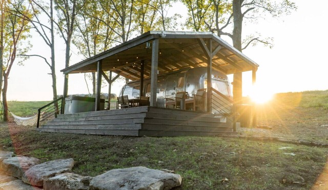 Secluded Airstream Stay on Ranch