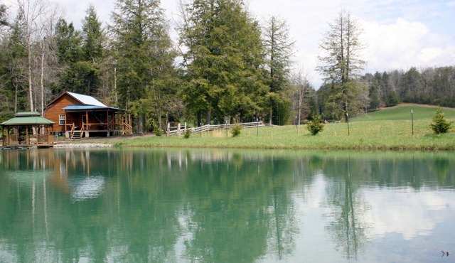 Secluded and Romantic Cabin ~ 35 Private Secluded Acres ~ Jacuzzi Tub!