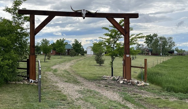 Secluded Badlands Ranch, dark skies, starry nights