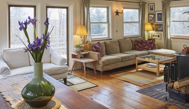 Secluded Berkshire Getaway Home 7 acres with Lake Access Otis