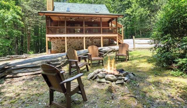SECLUDED♤Bonfire pit♤2 bdrm/2bath♤Pet friendly