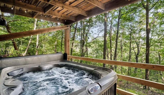 Secluded Cabin: Hot Tub, Huge Deck, Fire Pit, WiFi