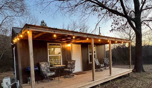 Secluded Cabin in the Boston Mountains with access to OHV trails.