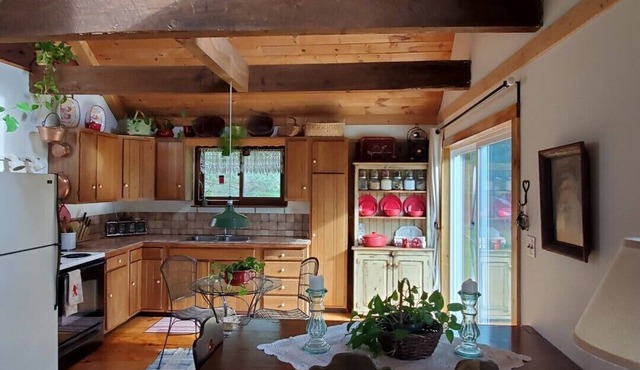 Secluded Cabin in the Woods.