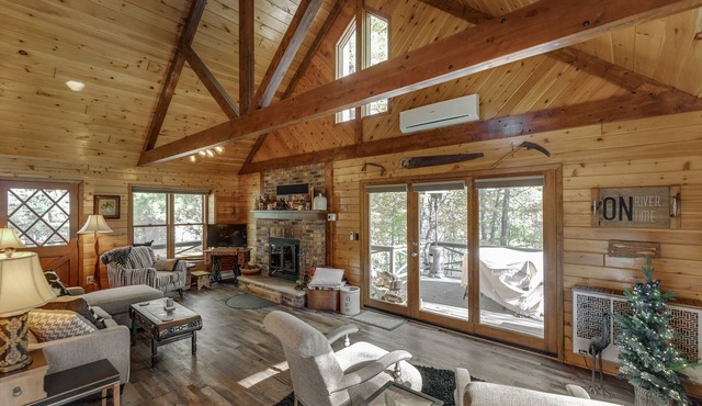 Secluded cabin on Pine River