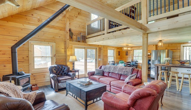 Secluded Cabin w/Mtn Views ~ 33 Mi to Bigfork!