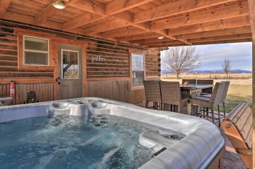 Secluded Cabin with Hot Tub, Game Room and Views!