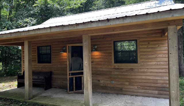 Secluded cabin with loft near a creek. Perfect get a way for relaxation.
