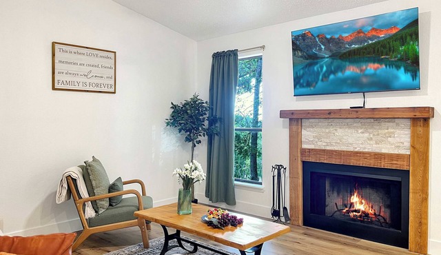 Secluded cabinesque condo resort pool, boat launch