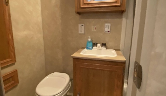 Secluded Camper in the Woods