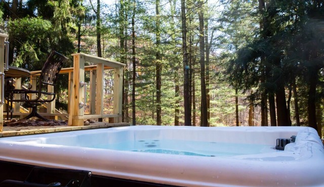 Secluded Fairytale Cottage surrounded by forest w/hot tub and wifi