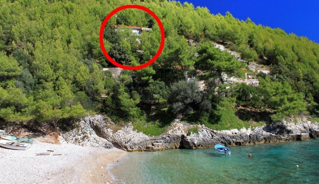 Secluded fisherman's cottage Cove Bratinja Luka, Korcula - 9224