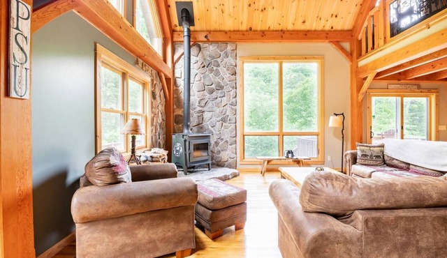 Secluded, fun, family-friendly, riverfront cabin surrounded by nature.
