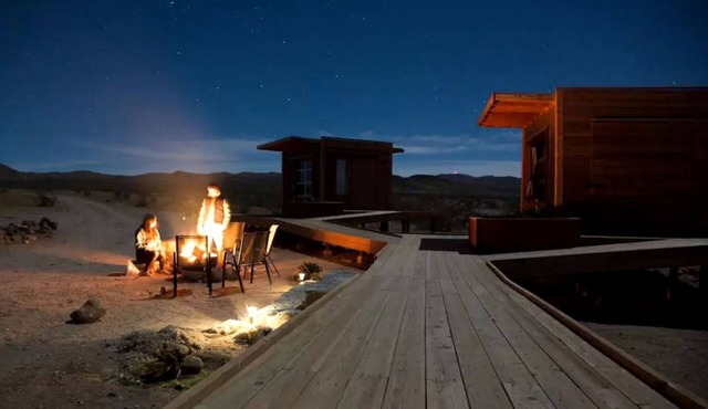 Secluded Glamping Eco-Pod Rental in the Mojave Desert near Ridgecrest, California