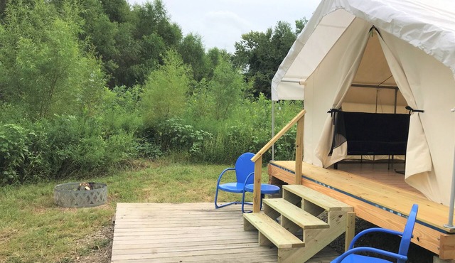 Secluded Glamping Tent at Glamping St. Louis