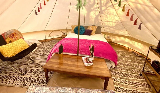 Secluded glamping yet close to city amenities