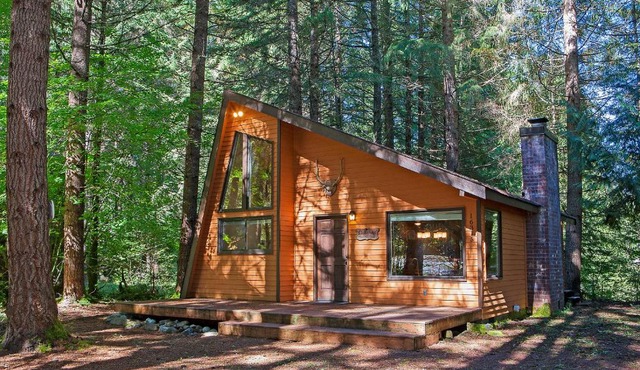 Secluded Greenwater Cabin w Loft Near Rainier