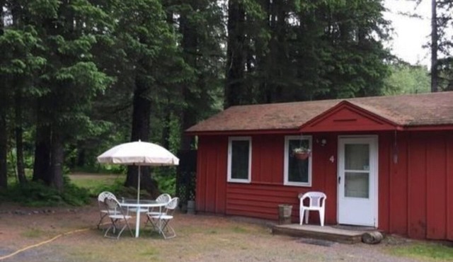 Secluded group of cottages close to town