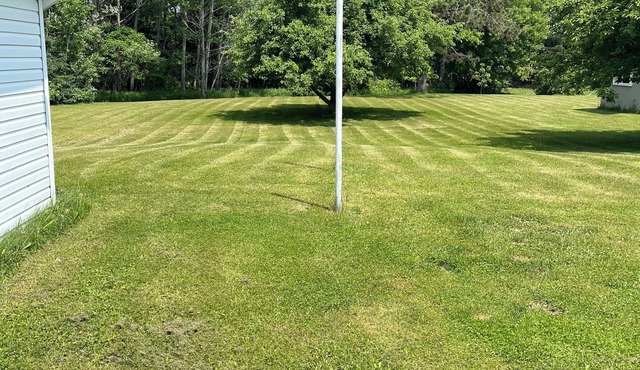 Secluded hideaway on 1 acre . Relax, hot tub, Wi-Fi. Pet friendly.