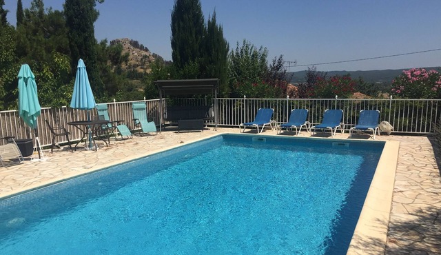 Secluded Hill-Top Villa In Village, Private Pool - ideal for families sharing