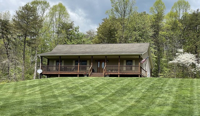 Secluded home on 40 wooded acres