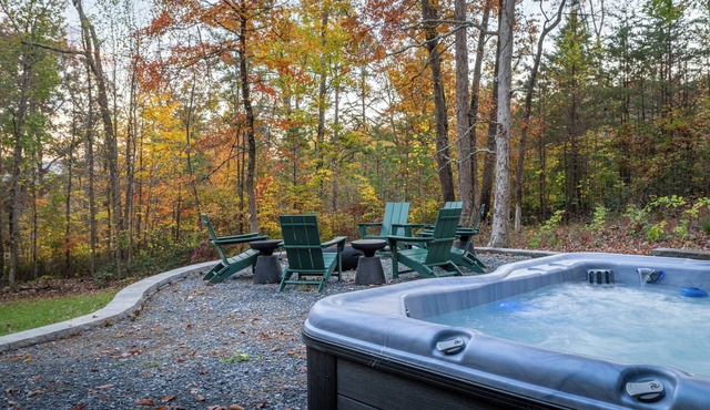 Secluded Hot tub Fire pit Pet-friendly Cabin