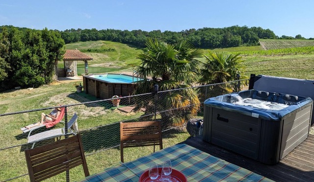 Secluded house with private pool and spa, Charente