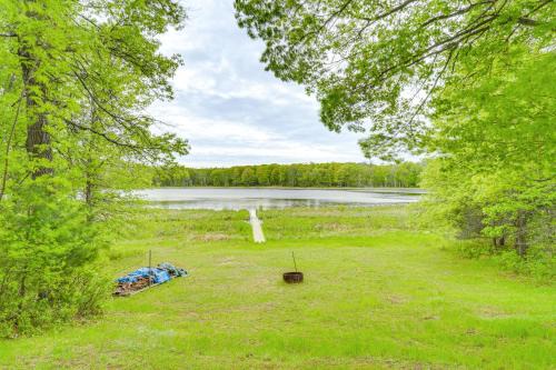 Secluded Lakefront Gem on 300 Acres in Webster