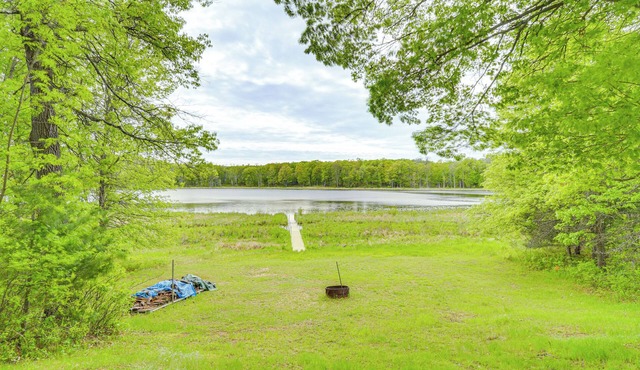Secluded Lakefront Gem on 300 Acres in Webster
