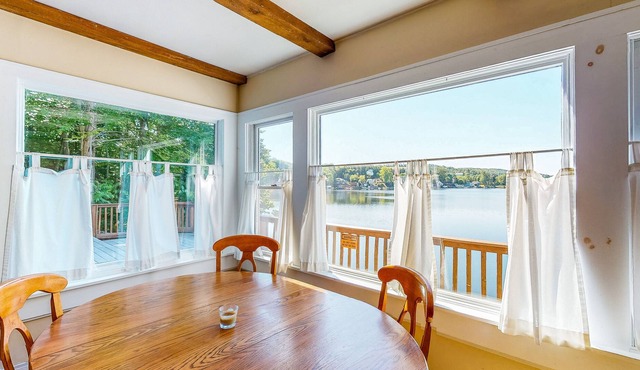 Secluded Lakefront House with Private Dock and Spacious Deck - Dogs Welcome