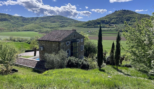 Secluded large Villa, with Pool, home Cinema, 25 min. from Beach. EV charging
