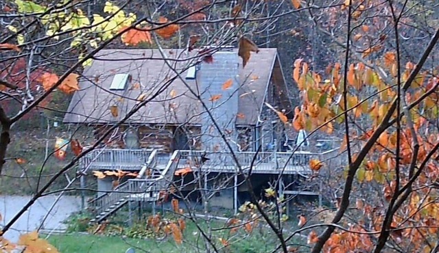 Secluded Log Home-Hot Tub-Fire Pit-LP Grill-on 46 Peaceful Natural Acres-3 Beds