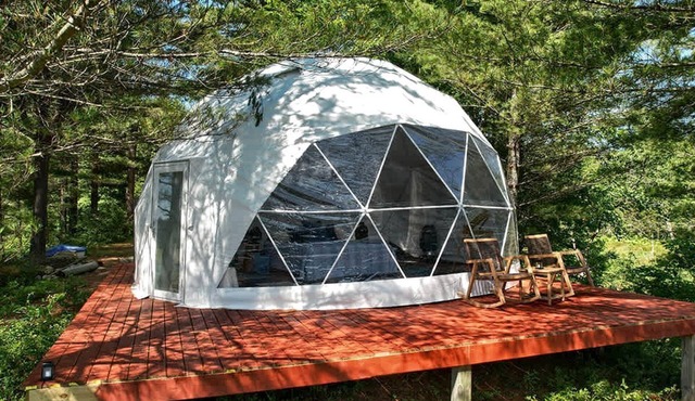 Secluded Luxury Dome with Private Pond & Kayaks near Tug Hill Vineyards, Upstate NY