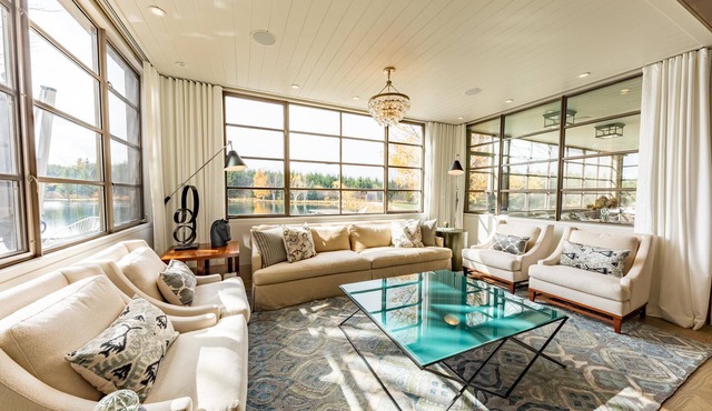 Secluded luxury on 46 acres of pristine land with 2 acres of spring fed water