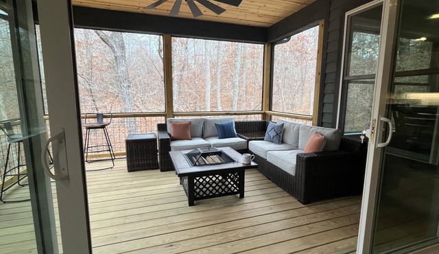 Secluded Modern Cabin on 15+ Acres Pond, Trails & Near TIEC