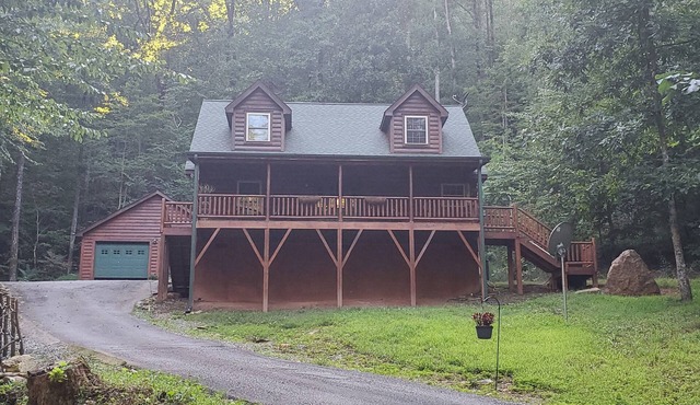 secluded mountain cabin