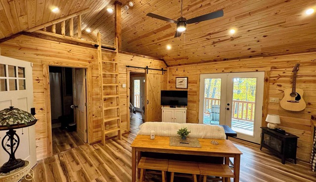 Secluded Mountain Cabin w/Fireplace & Deck