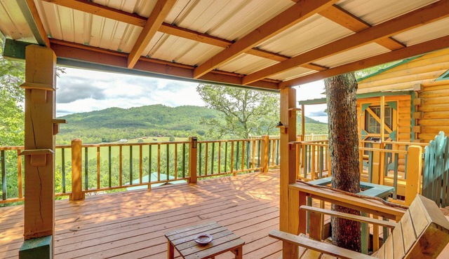 Secluded Mountain Cabin w/Decks + Gazebo!