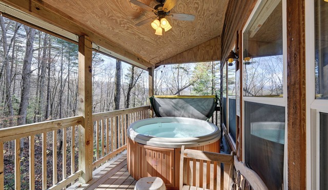 Secluded Nantahala 'Gone Hunting' Cabin w/Hot Tub