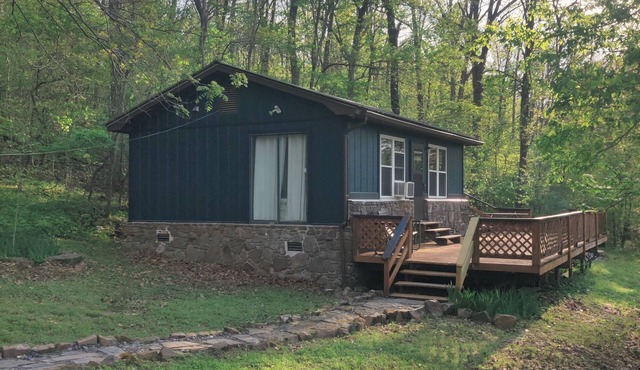 Secluded Ozark Cottage, Huge Deck, 2 Min to Downtown Leslie