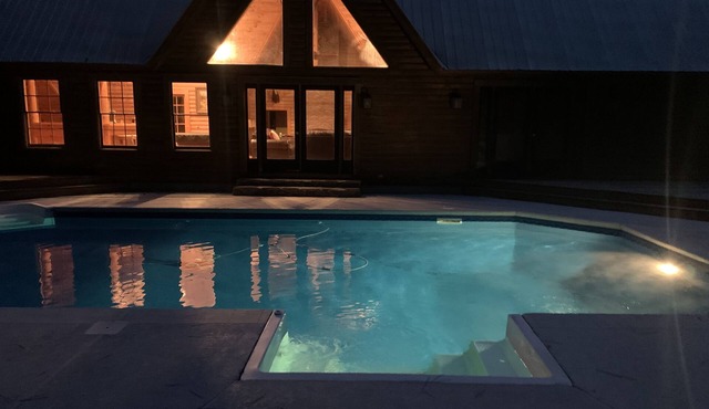 Secluded, Peaceful Cabin Home With Pool