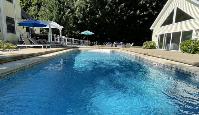 Secluded retreat Heated pool 13 acres pool table playground