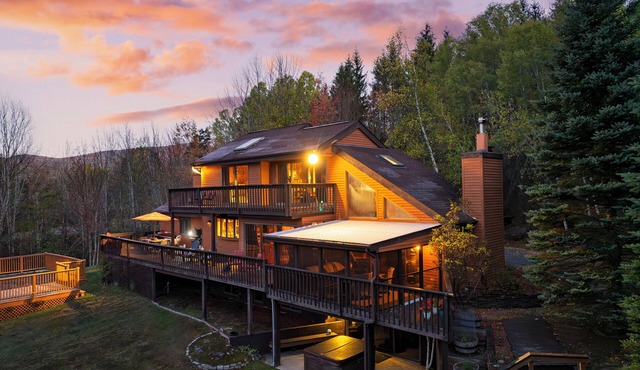 Secluded Retreat w/Pool, Hot Tub, Fire Pit, Views | Windham Mountain House