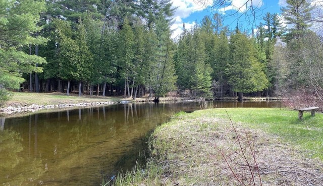 Secluded Riverfront Home in Grayling